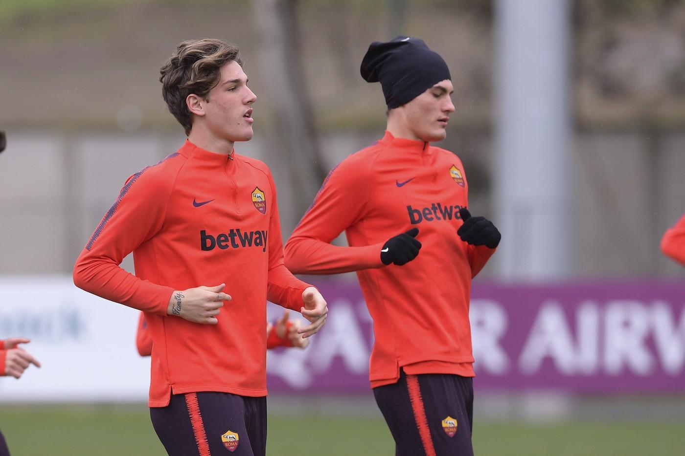 Zaniolo e Schick, di LaPresse