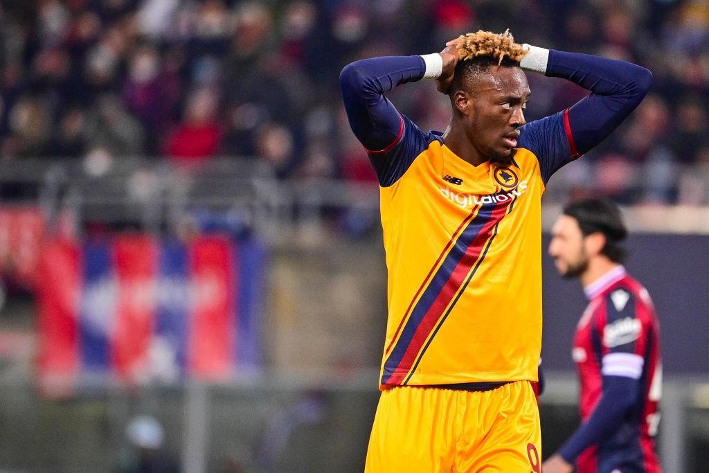 Abraham in Bologna-Roma (AS Roma via Getty Images)