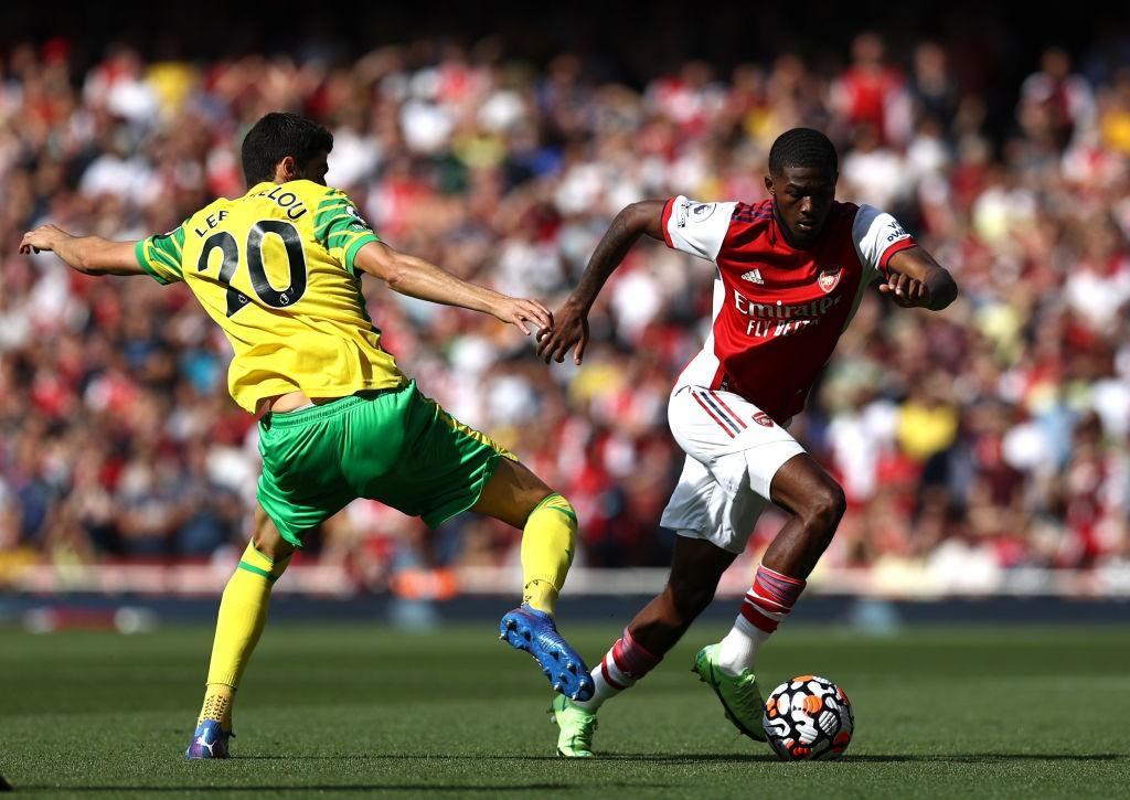 Maitland-Niles contro il Norwich (Getty Images)