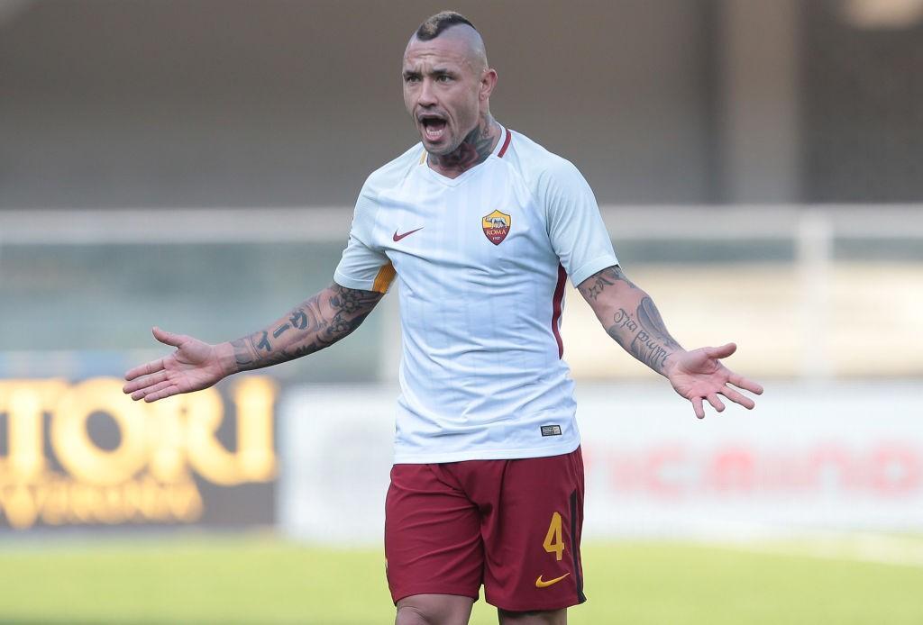 Nainggolan contro il Verona nel 2018 (Getty Images)