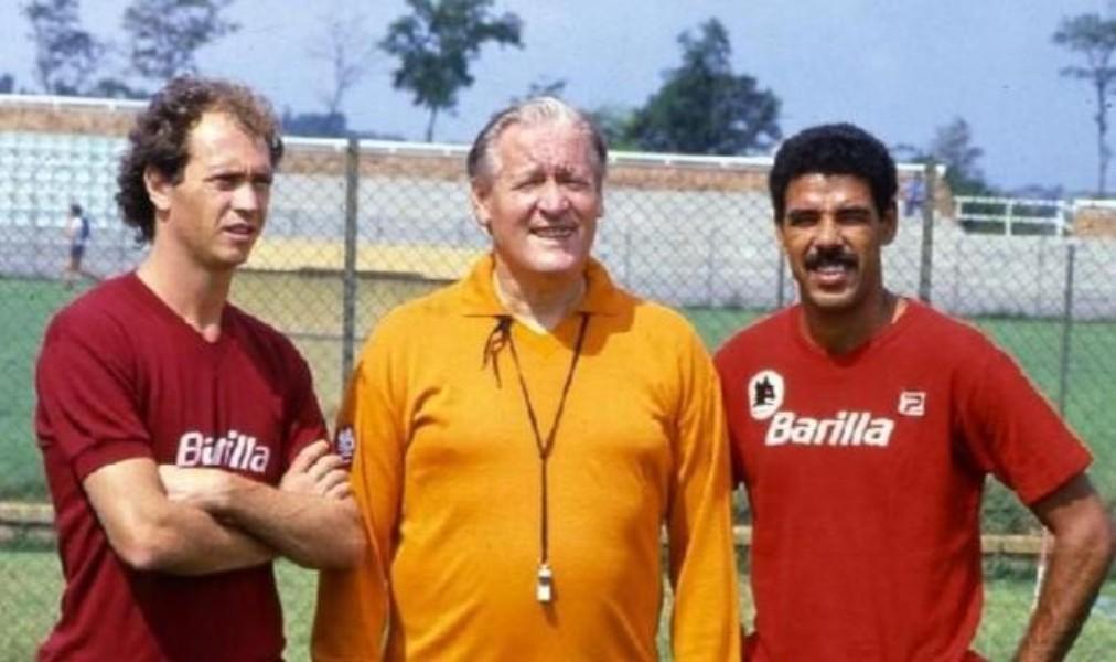 Liedholm, Falcao e Cerezo (Getty Images)