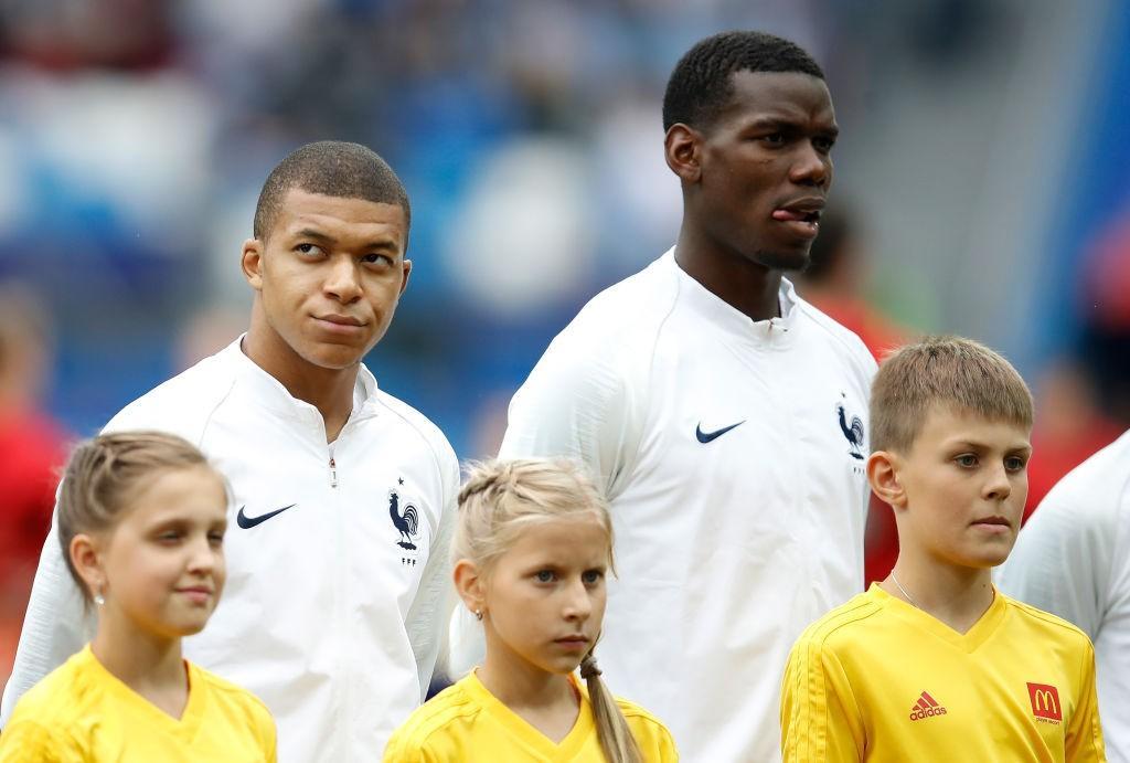 Mbappé e Pogba durante i Mondiali del 2018 (Getty Images)