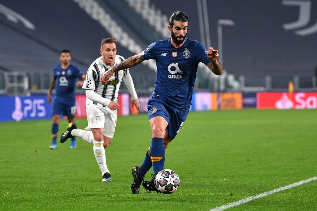 Sergio Oliveira in Champions League, contro la Juve (Getty Images)