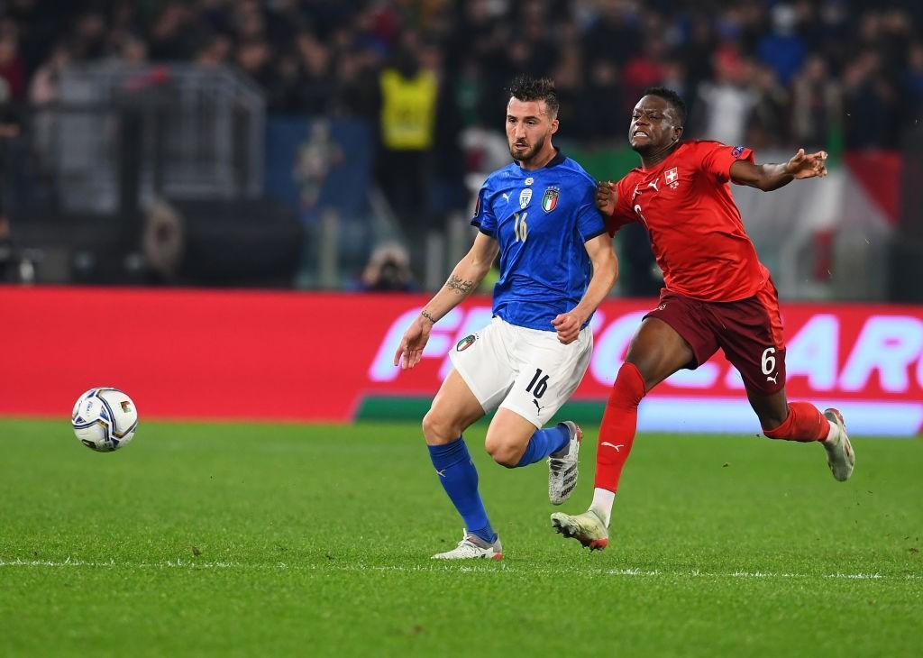 Cristante con la maglia Azzurra (Getty Images)