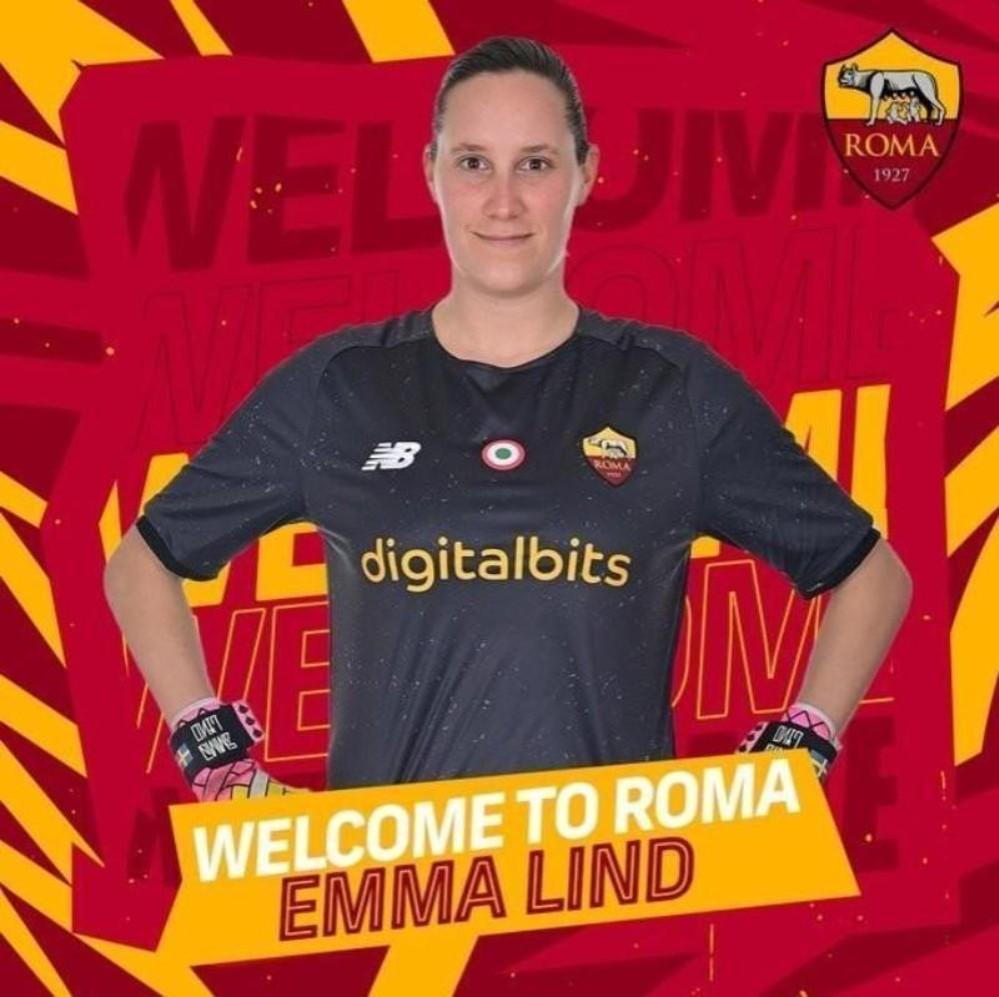 Foto di Lind, dal profilo Twitter @AsRomaFemminile