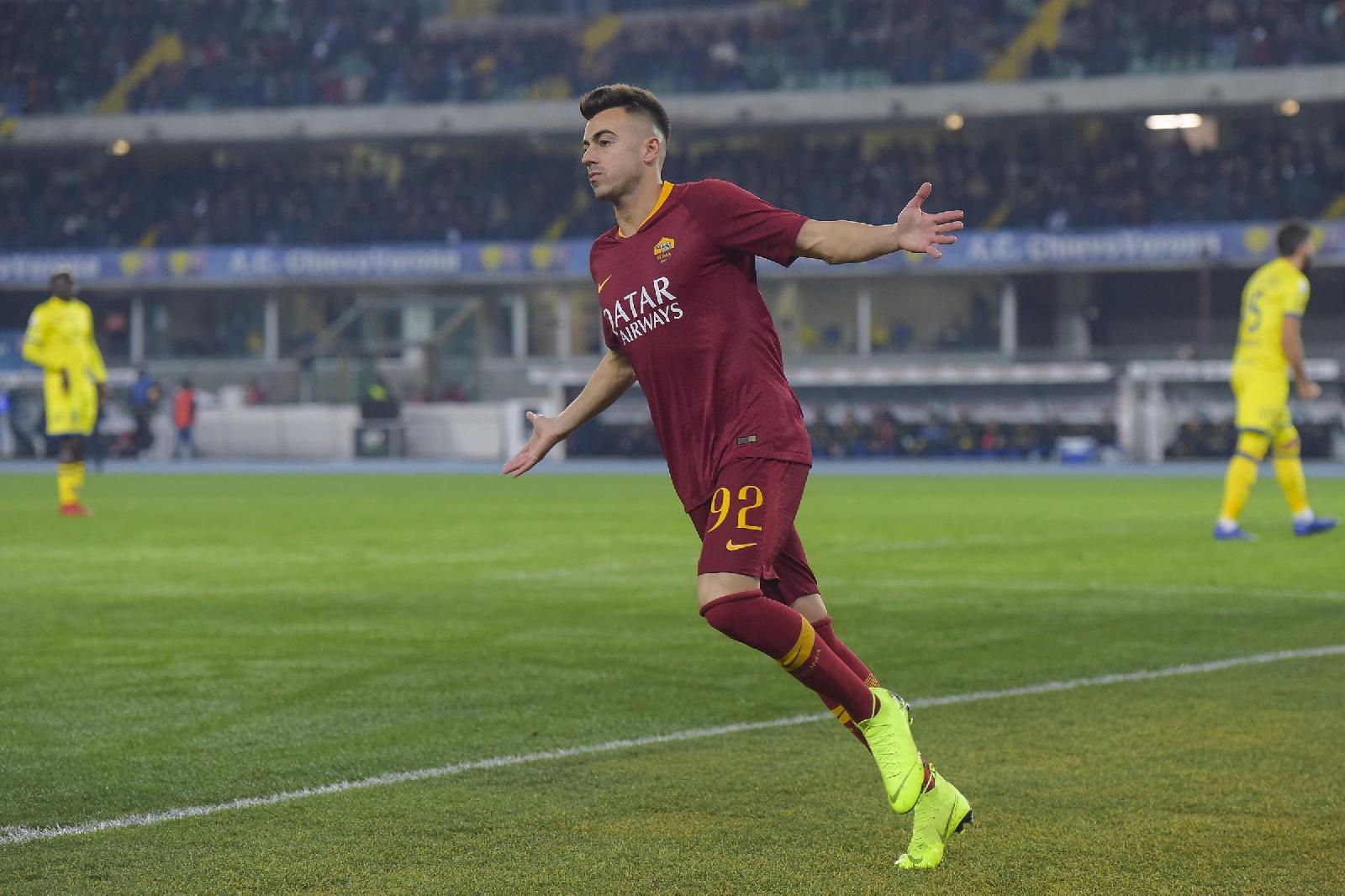 L\'esultanza di El Shaarawy, di LaPresse