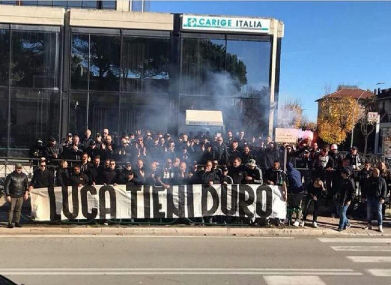 La solidarietà dei tifosi di tutta Italia