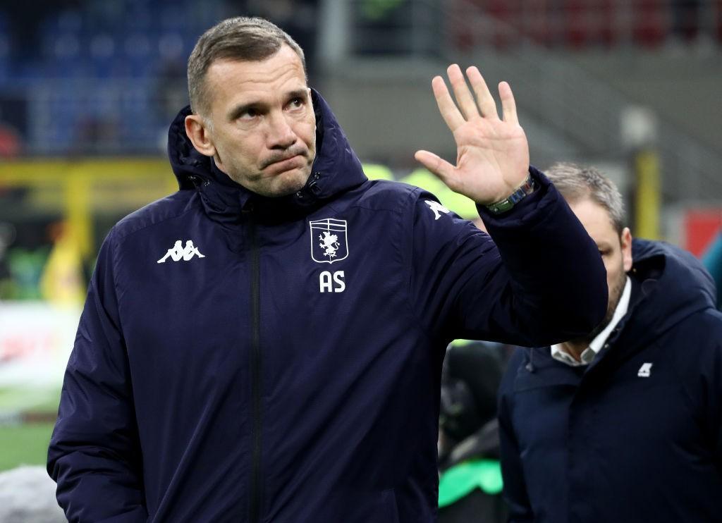 Andriy Shevchenko contro il Milan (Getty Images)