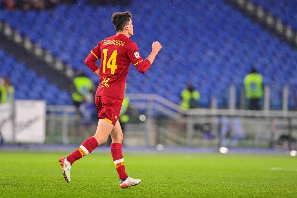 Eldor Shomurodov in Roma-Lecce (Getty Images)