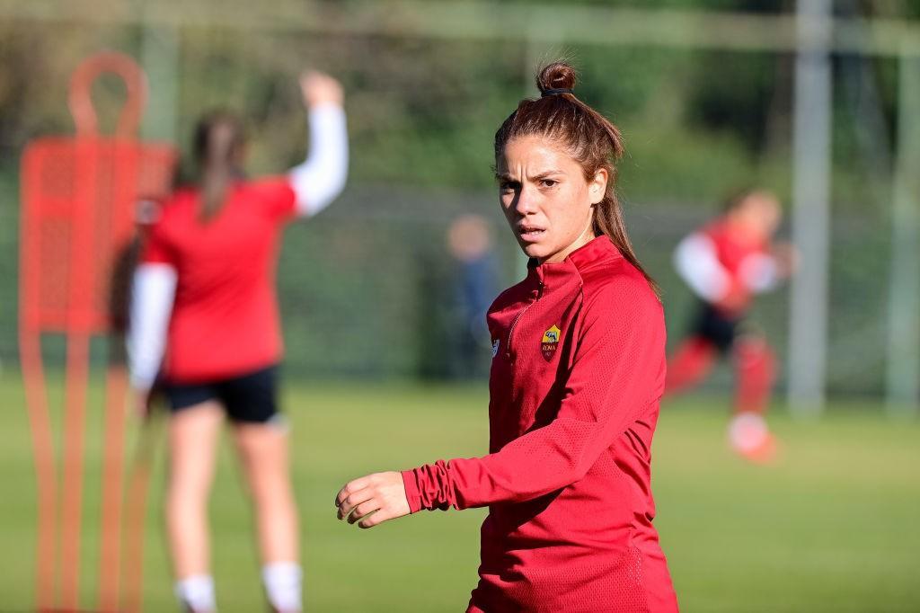 Giugliano in allenamento  (As Roma via Getty Images)