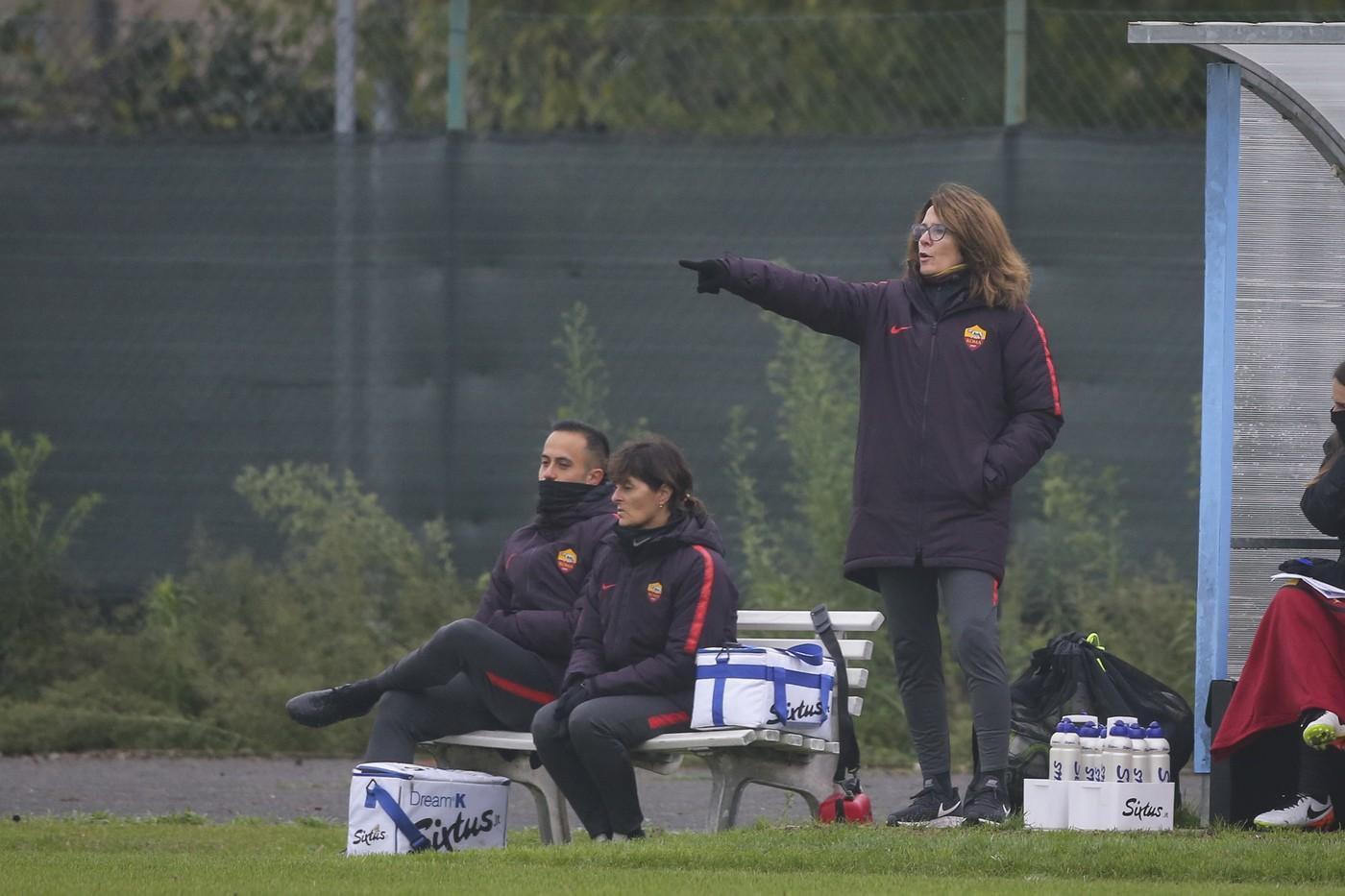 L'allenatrice della Roma Femminile Betty Bavagnoli, di LaPresse