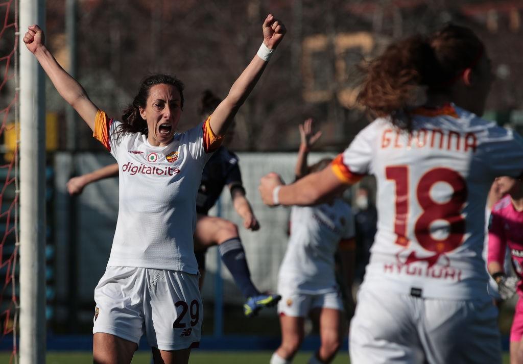 L'esultanza di Lazaro (As Roma via Getty Images)