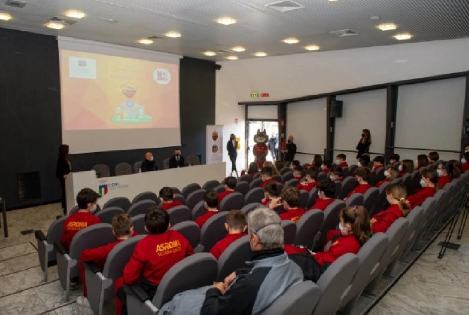 Immagini dell'iniziativa (Foto: asroma.com)