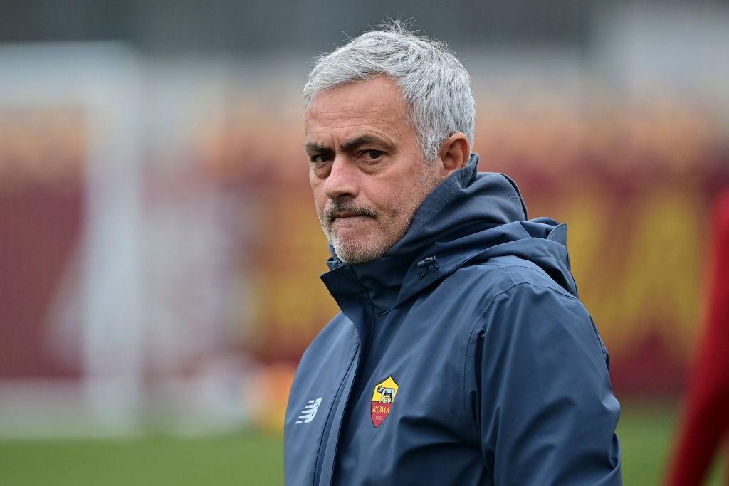 Mourinho a Trigoria (As Roma via Getty Images)