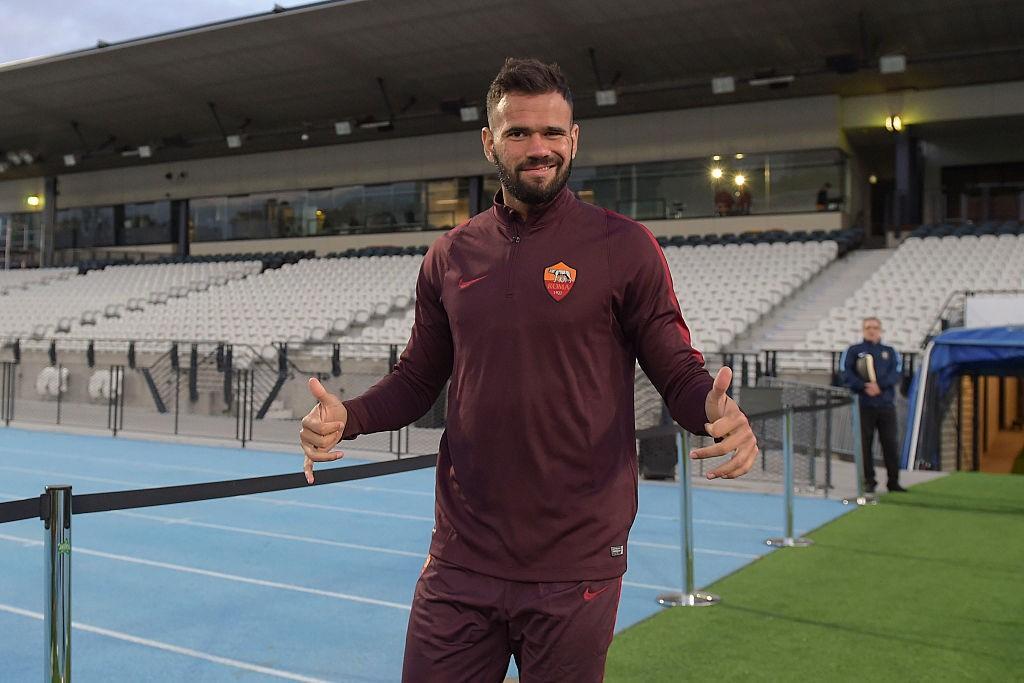 Castan con la maglia giallorossa (As Roma via Getty Images)