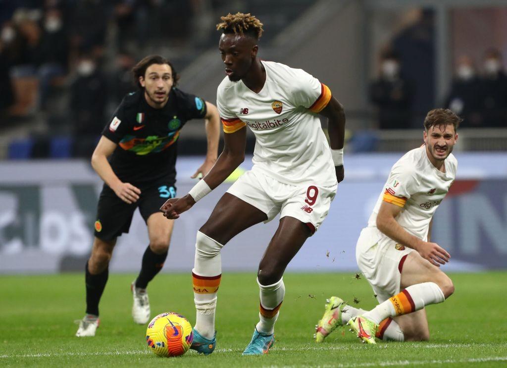 Tammy Abraham contro l'Inter (Getty Images)