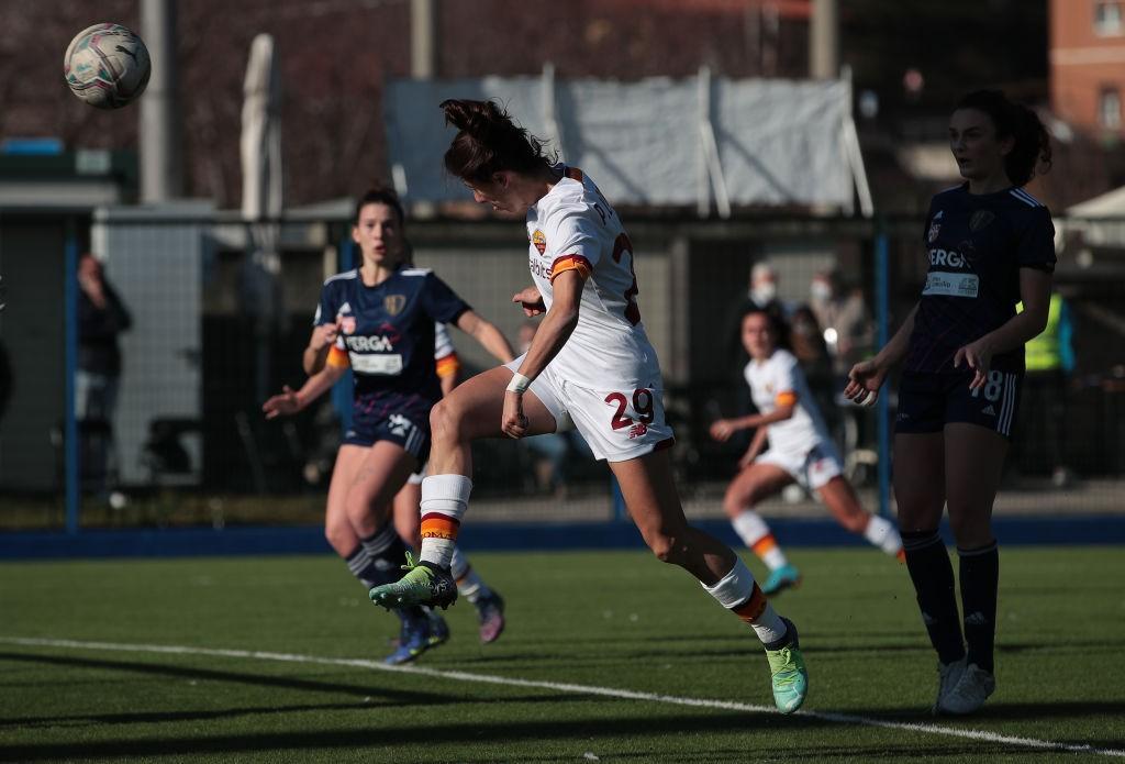 Paloma Lazaro segna il primo gol nella gara d'andata (Getty Images)