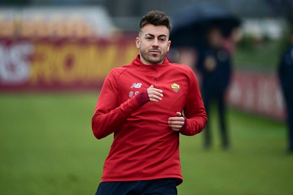 El Shaarawy in allenamento (As Roma via Getty Images)