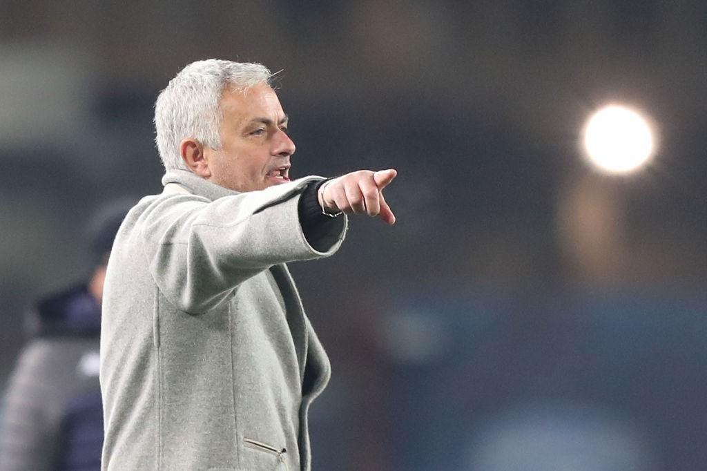 Mourinho in panchina a Empoli  (As Roma via Getty Images)