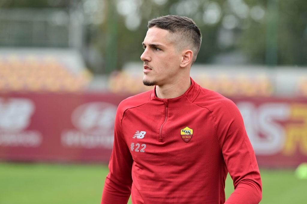 Nicolò Zaniolo a Trigoria (AS Roma via Getty Images)