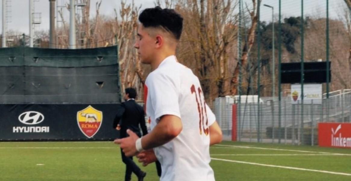 Cristian Volpato durante la partita in Under 17 contro il Perugia del 23 febbraio 2020, di Mancini