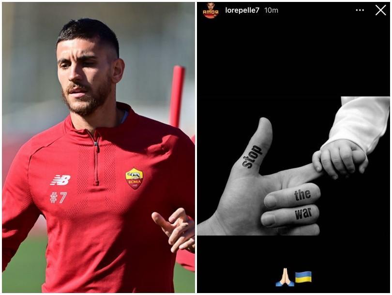 Pellegrini a Trigoria (As Roma via Getty Images) e la story condivisa su Instagram