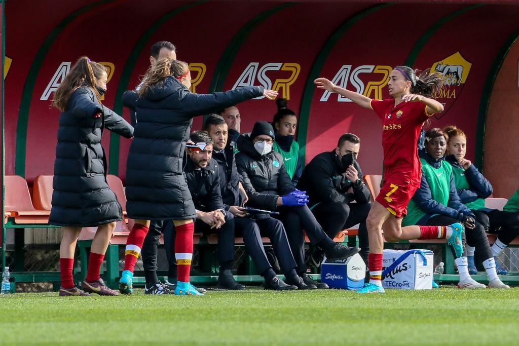 Andressa esulta dopo il gol all'Inter (Getty Images)