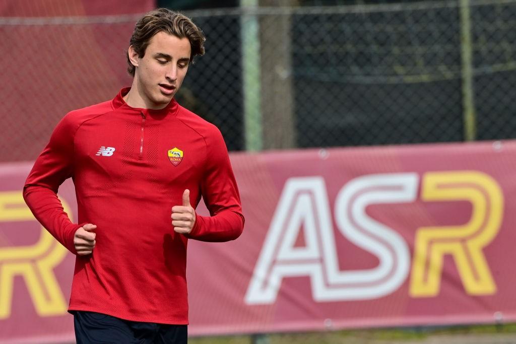 Bove a Trigoria (As Roma via Getty Images)