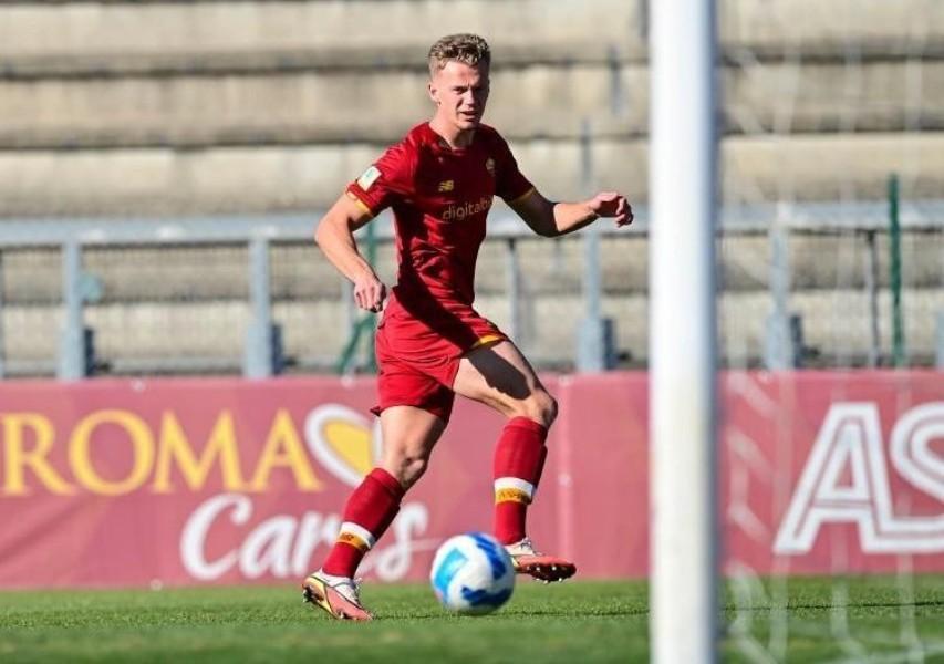 L'attaccante Voelkerling Persson (AS Roma via Getty Images)