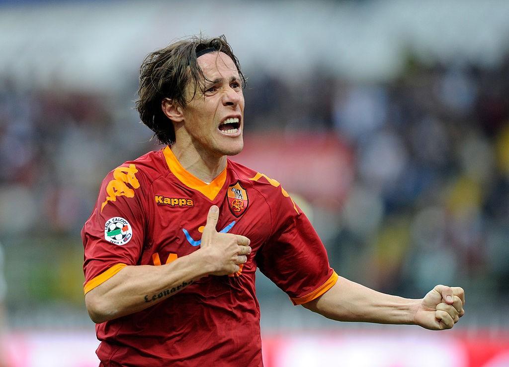 Rodrigo Taddei ai tempi in cui giocava con la Roma nel 2010