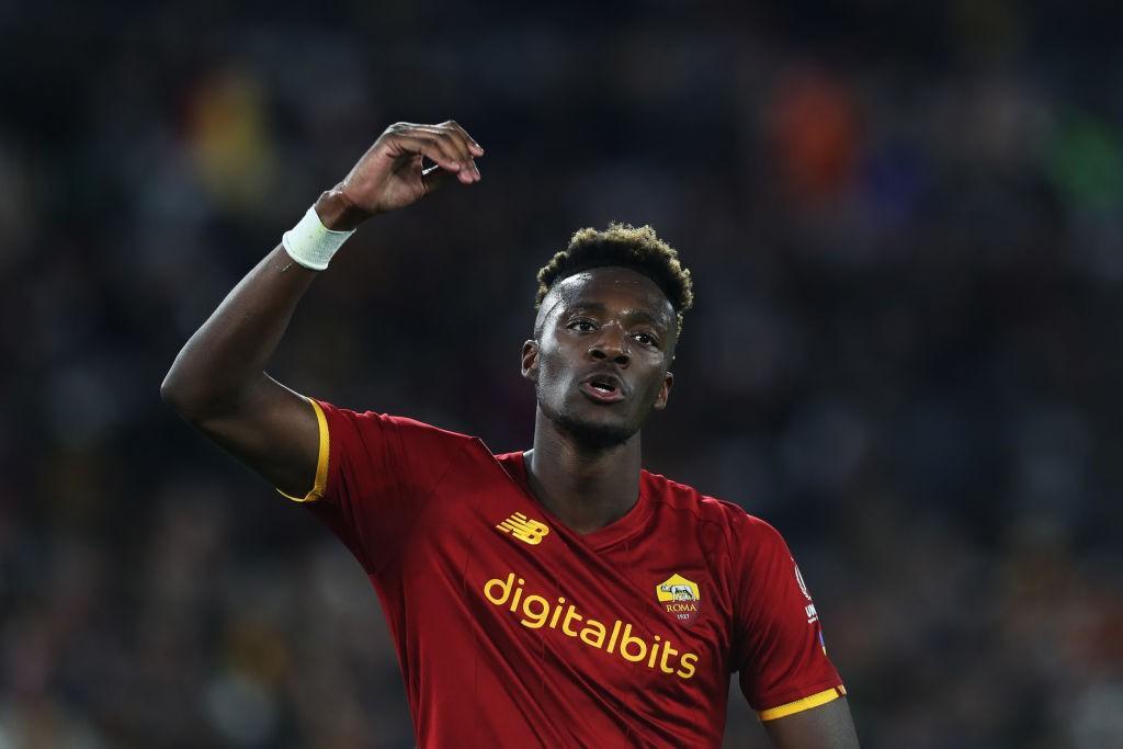 Abraham contro l'Atalanta (As Roma via Getty Images)