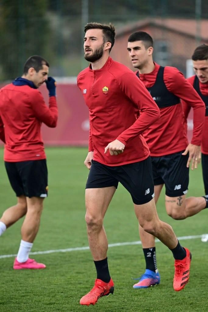 Bryan Cristante e Gianluca Mancini(AS Roma via Getty Images)