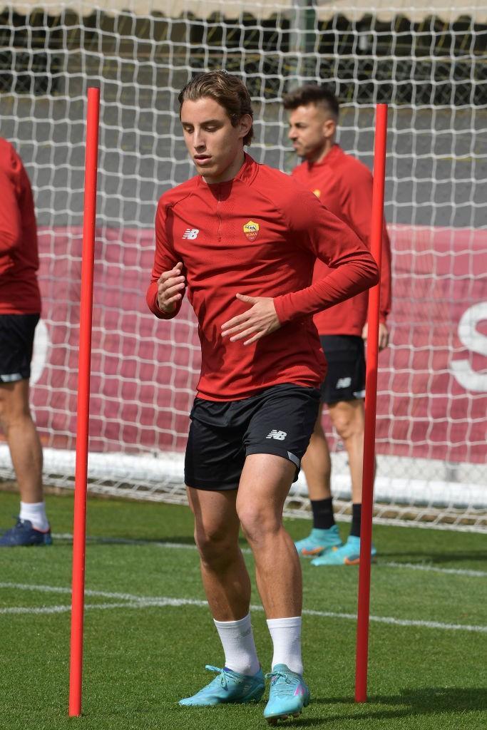 Bove a Trigoria (AS Roma via Getty Images)