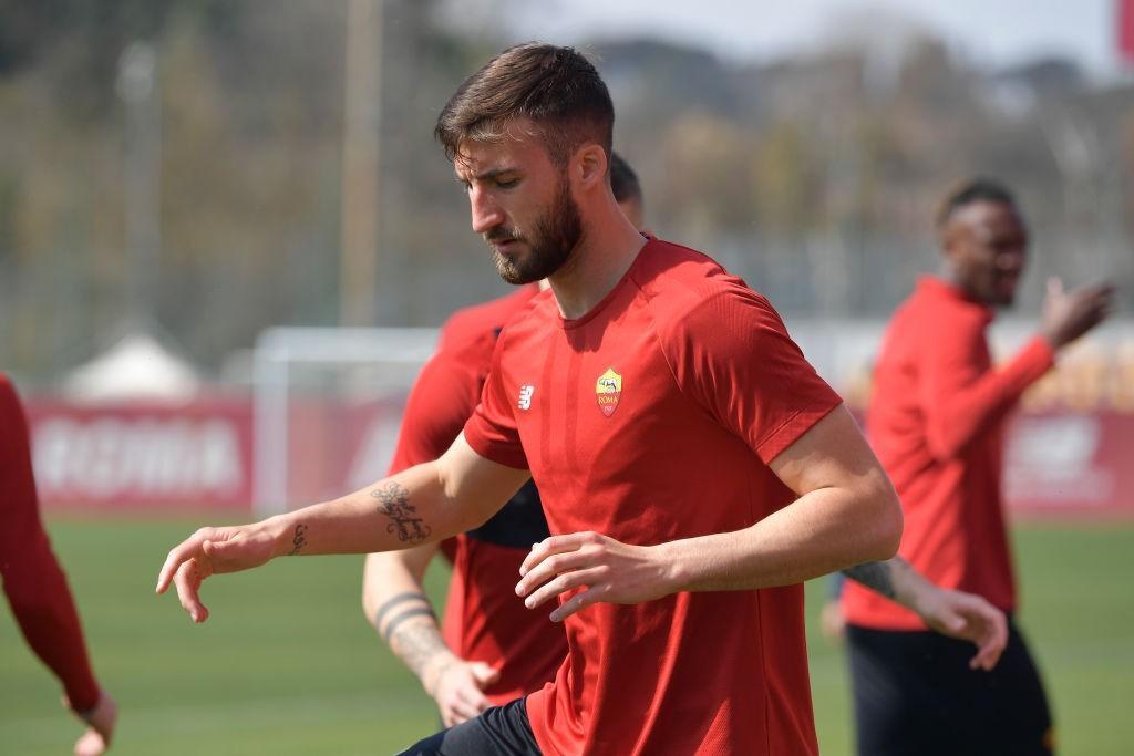 Cristante a Trigoria (AS Roma via Getty Images)