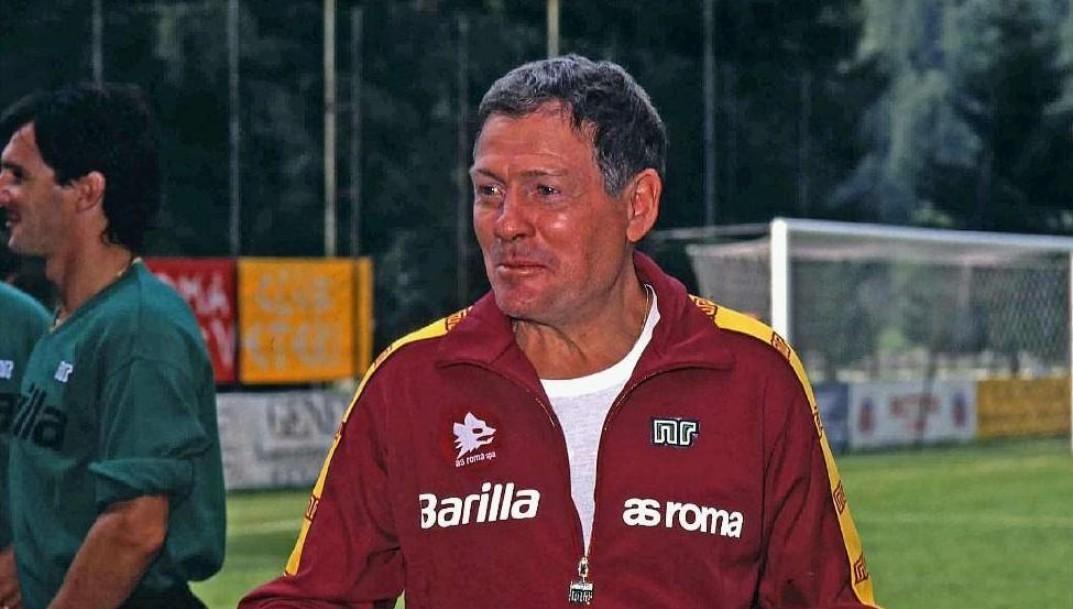 Gigi Radice, all'epoca allenatore della Roma