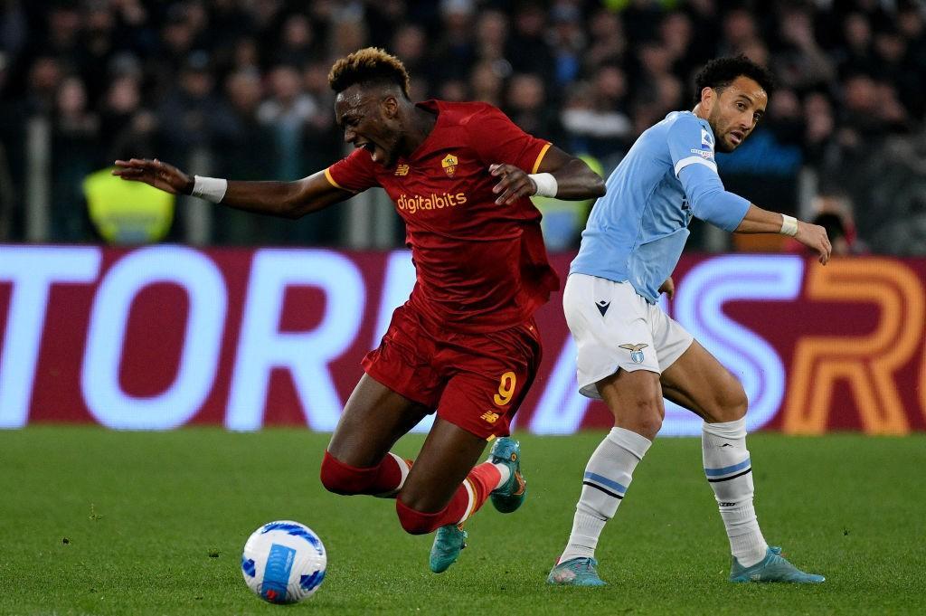 Tammy Abraham contro la Lazio (Getty Images)