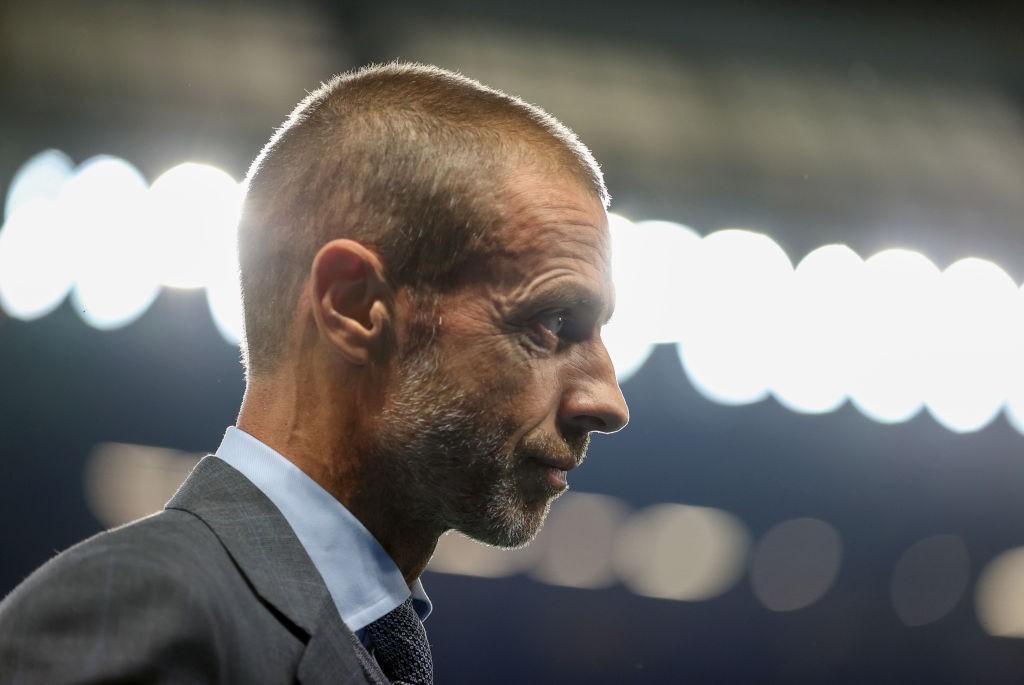 Il presidente Uefa Ceferin (Getty Images)