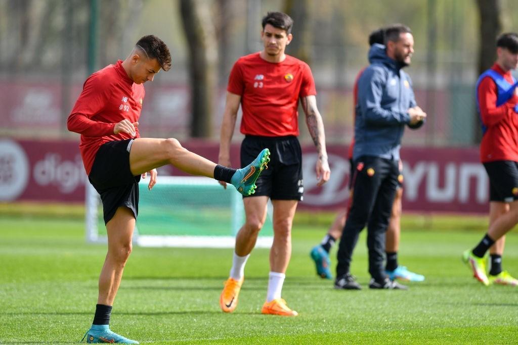 Stephan El Shaarawy e Ibanez (AS Roma via Getty Images)