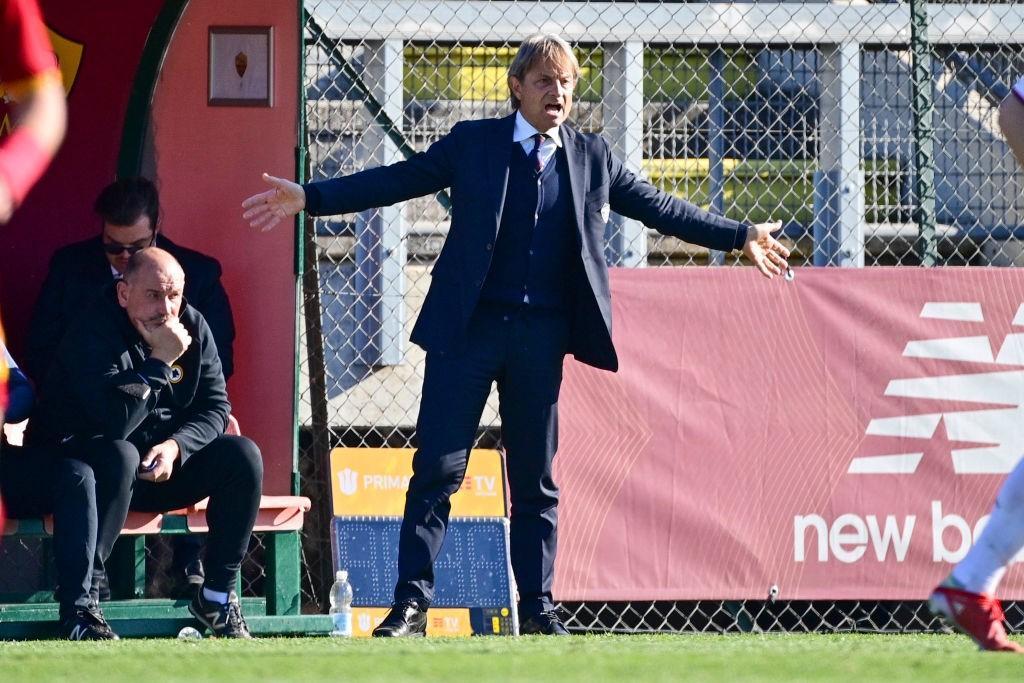 Alberto De Rossi contro il Genoa (Getty images)