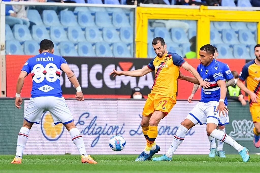 Mkhitaryan (As Roma via Getty Images)