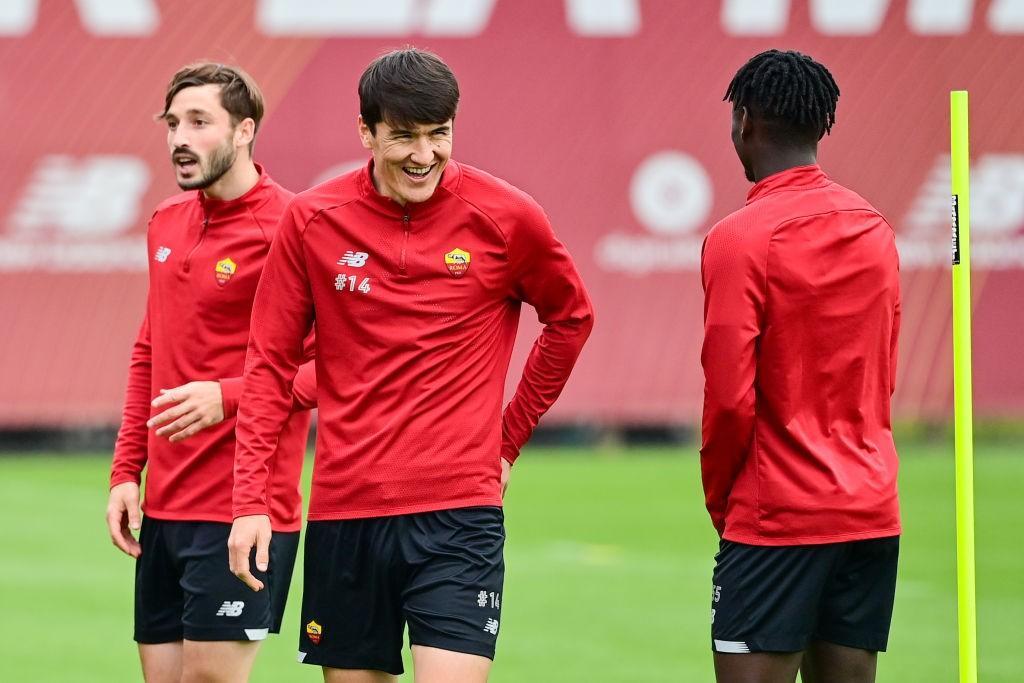 Shomurodov, Darboe e Vina (AS Roma via Getty Images)