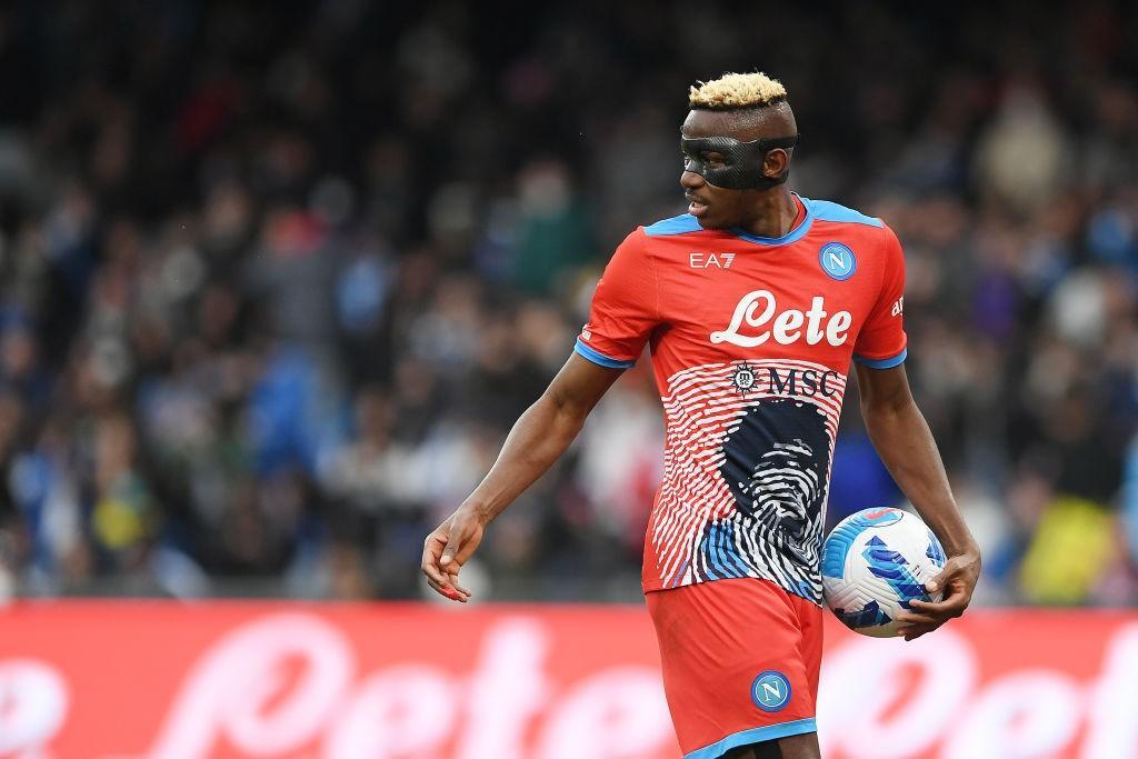 Osimhen, attaccante del Napoli (Getty Images)