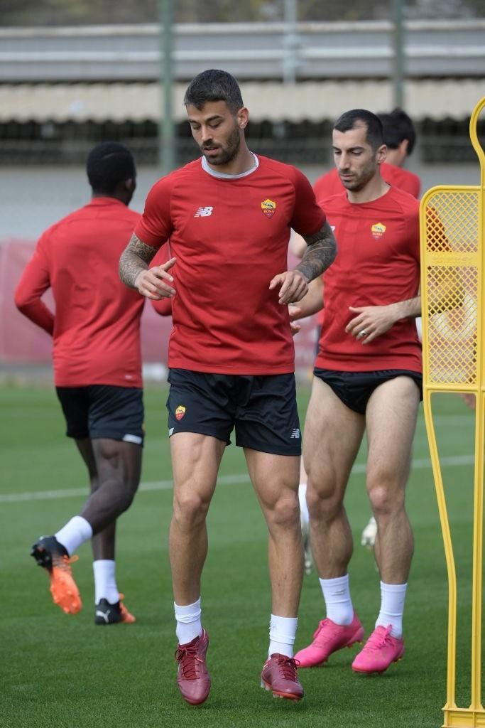 Spinazzola alla vigilia di Napoli-Roma (AS Roma via Getty Images)