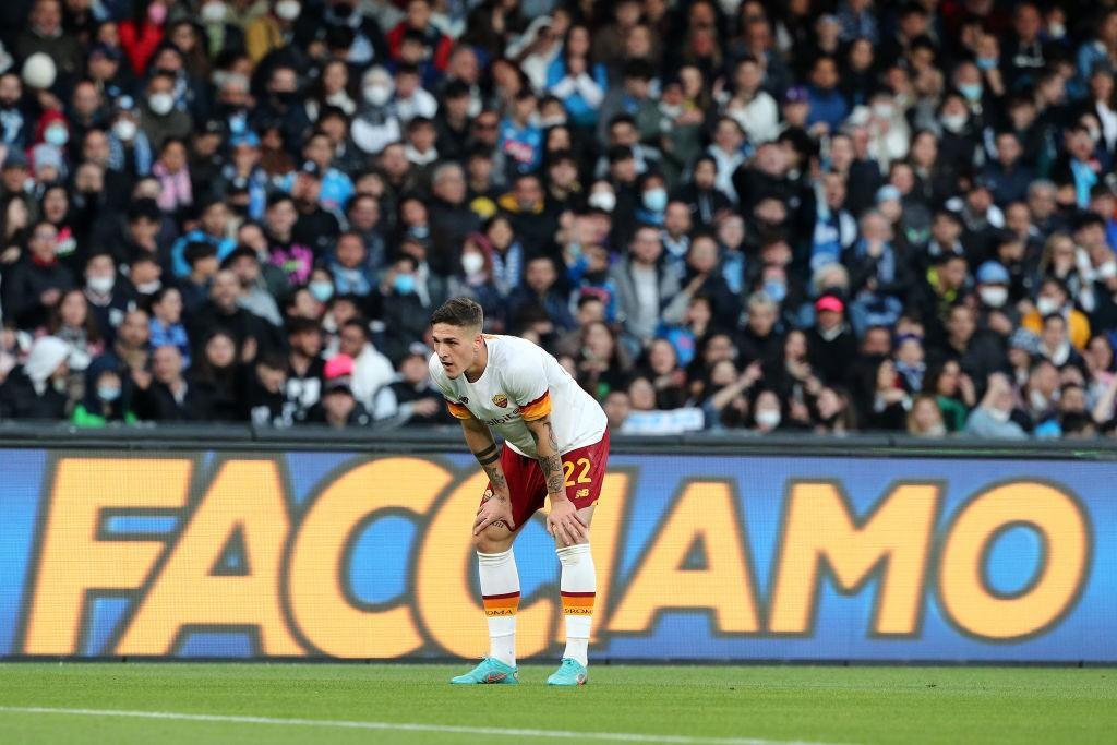 Nicolò Zaniolo contro il Napoli (Getty Images)