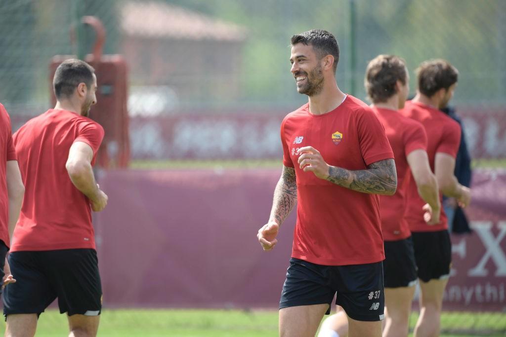 Leonardo Spinazzola, sempre più vicino al rientro (As Roma via Getty Images)