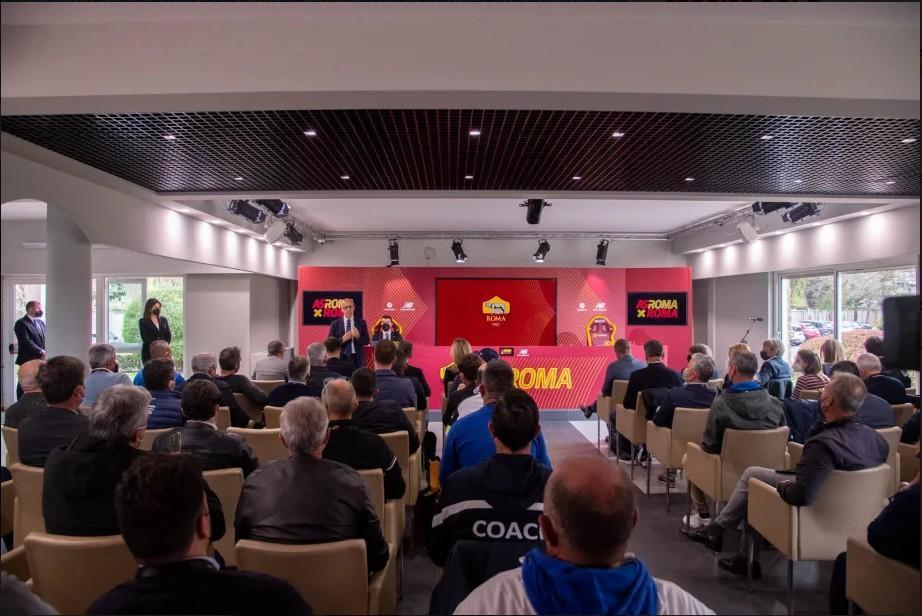 Una panoramica dell'incontro avvenuto a Trigoria (Crediti: AS Roma)