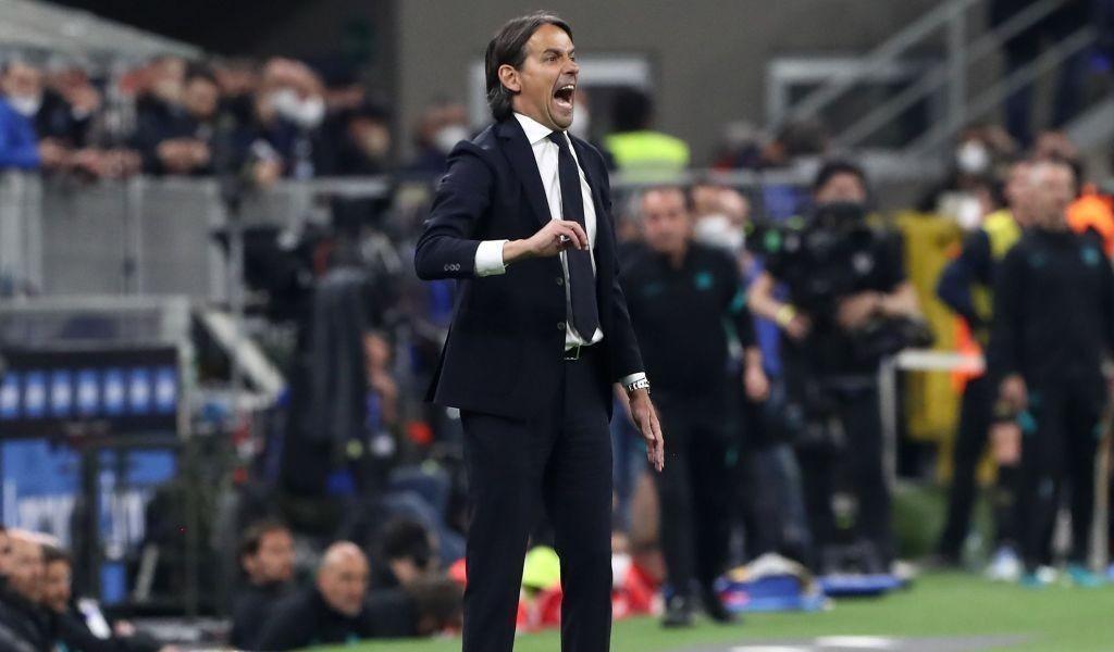 Simone Inzaghi durante una partita