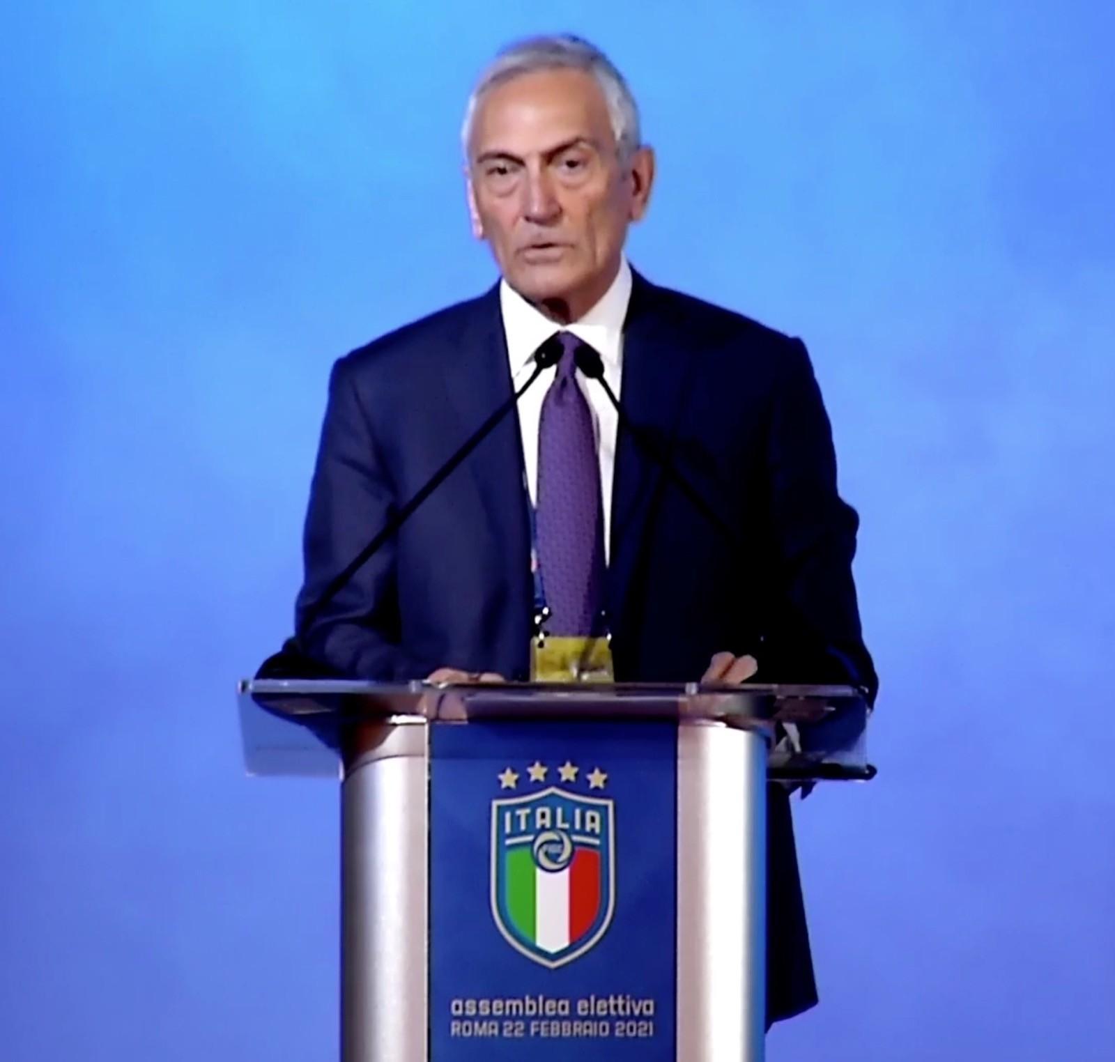 Il presidente della FIGC Gabriele Gravina (Getty Images)