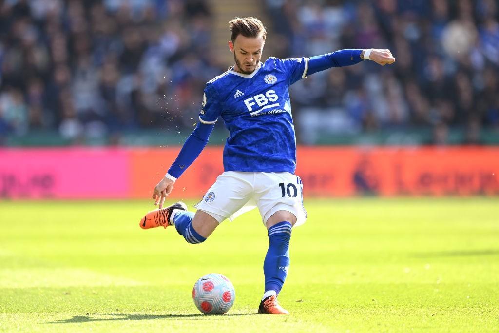 Il centrocampista del Leicester James Maddison (Getty Images)