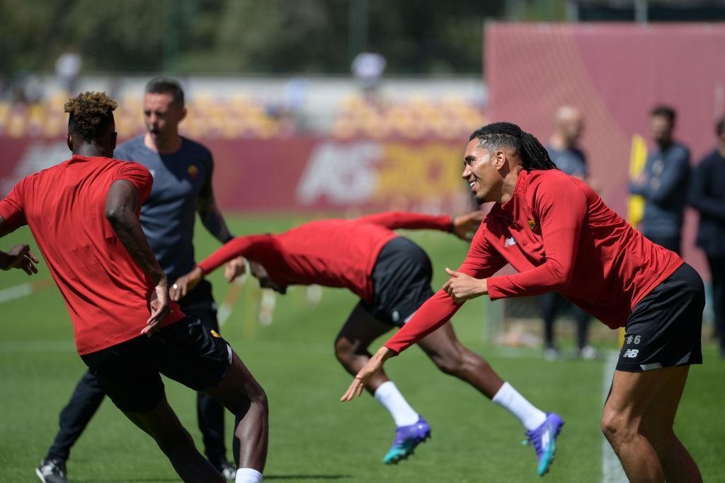 La Roma in allenamento (Getty Images)